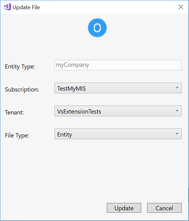 Update File After Authentication Entity