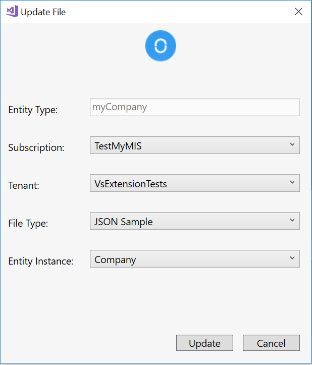 Update File After Authentication JSON Sample